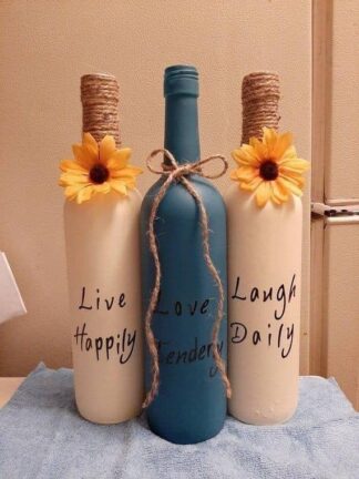 Bottle art (Set of three)
