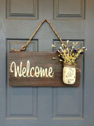 Welcome plate